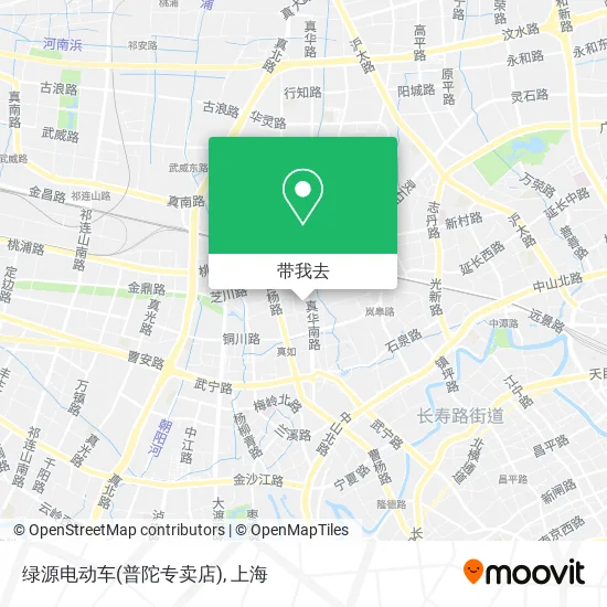 绿源电动车(普陀专卖店)地图