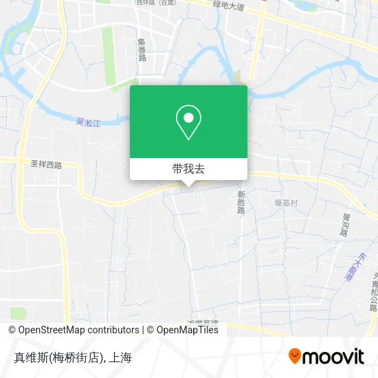 真维斯(梅桥街店)地图