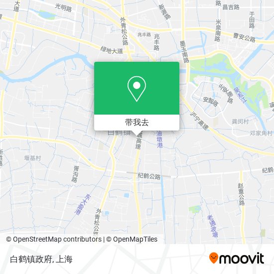 白鹤镇政府地图