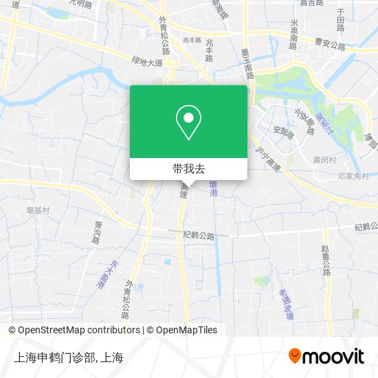 上海申鹤门诊部地图