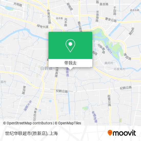 世纪华联超市(胜新店)地图