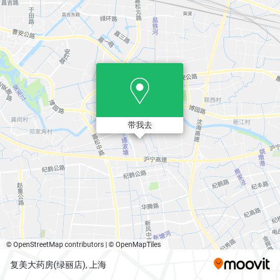 复美大药房(绿丽店)地图