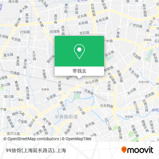 99旅馆(上海延长路店)地图
