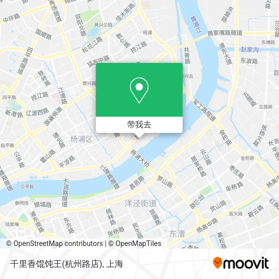 千里香馄饨王(杭州路店)地图