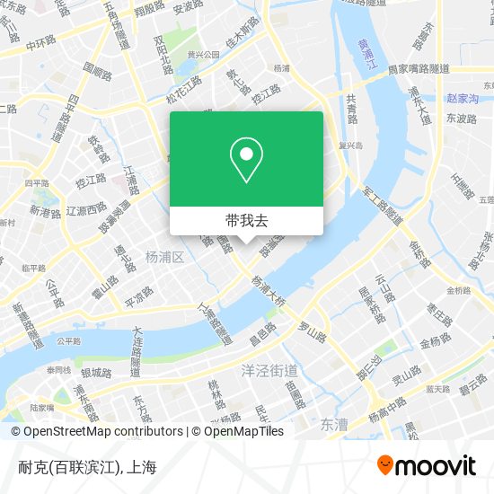 耐克(百联滨江)地图