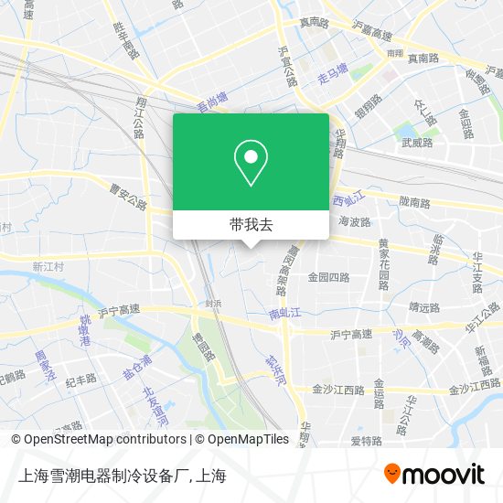 上海雪潮电器制冷设备厂地图