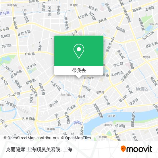 克丽缇娜 上海顺昊美容院地图