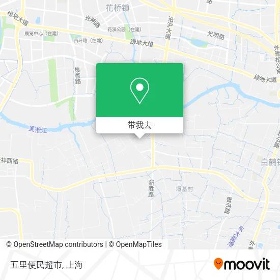 五里便民超市地图
