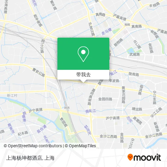 上海杨坤都酒店地图