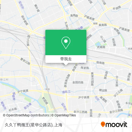久久丫鸭颈王(星华公路店)地图