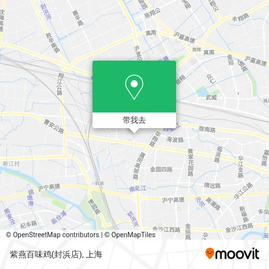紫燕百味鸡(封浜店)地图