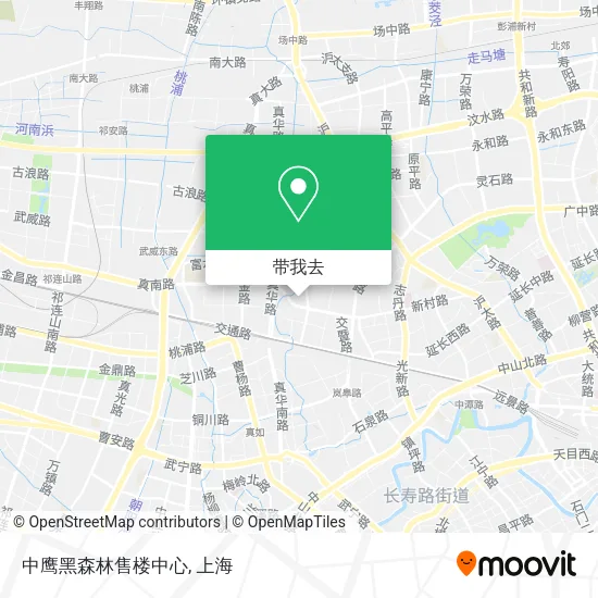 中鹰黑森林售楼中心地图