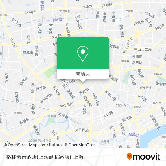 格林豪泰酒店(上海延长路店)地图