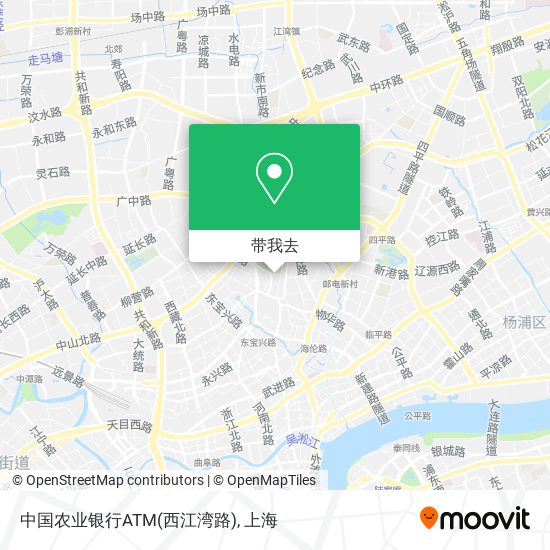 中国农业银行ATM(西江湾路)地图