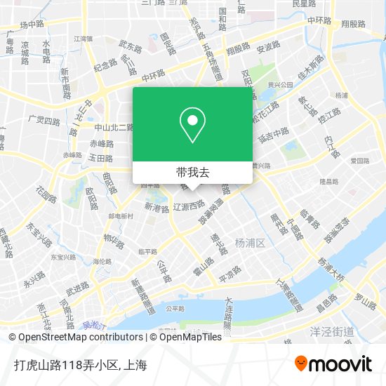 打虎山路118弄小区地图