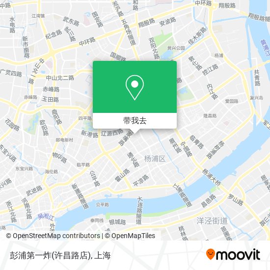 彭浦第一炸(许昌路店)地图