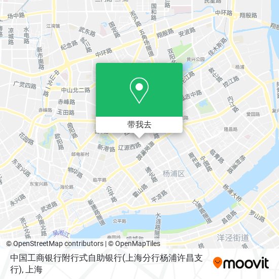 中国工商银行附行式自助银行(上海分行杨浦许昌支行)地图