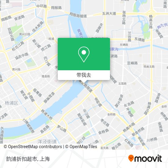韵浦折扣超市地图