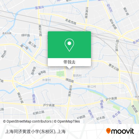 上海同济黄渡小学(东校区)地图