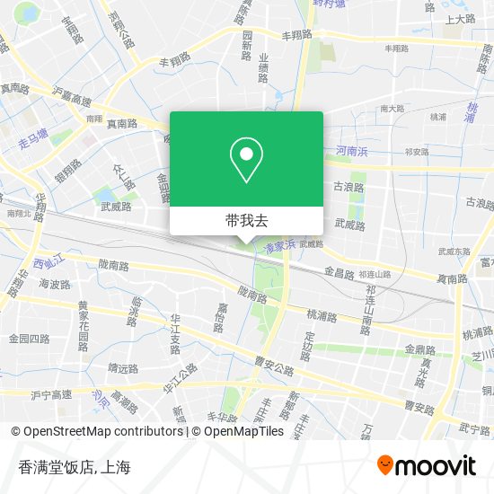 香满堂饭店地图