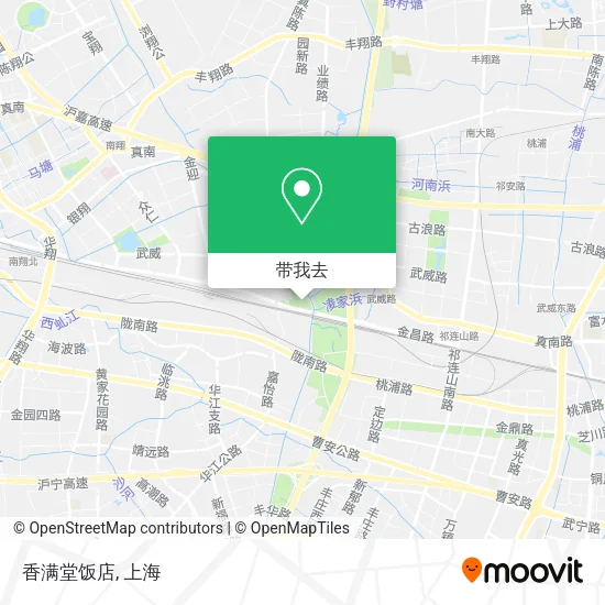 香满堂饭店地图