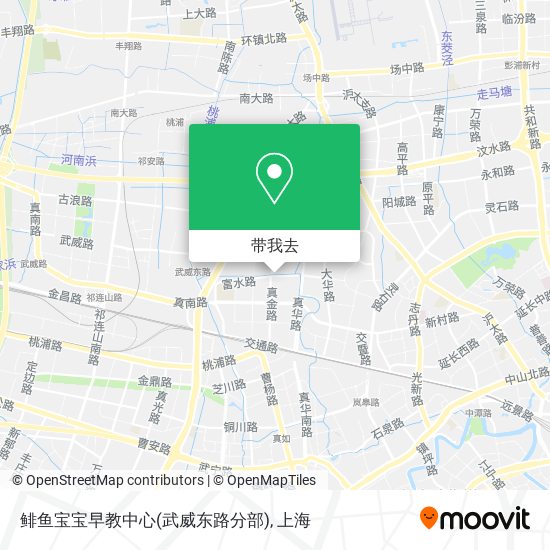 鲱鱼宝宝早教中心(武威东路分部)地图