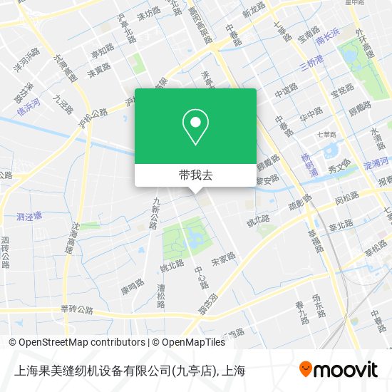 上海果美缝纫机设备有限公司(九亭店)地图