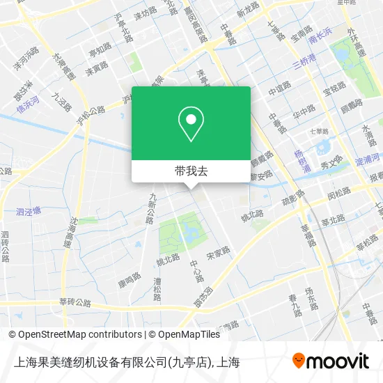 上海果美缝纫机设备有限公司(九亭店)地图