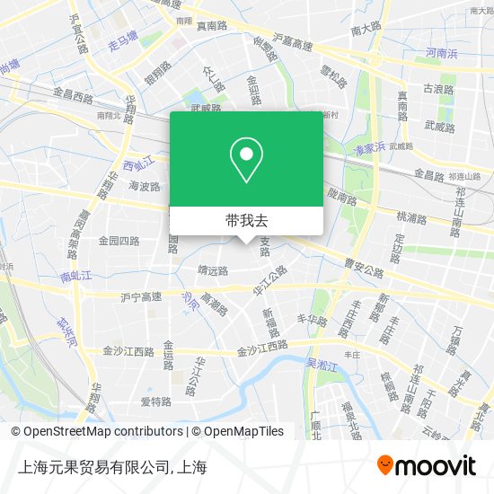 上海元果贸易有限公司地图