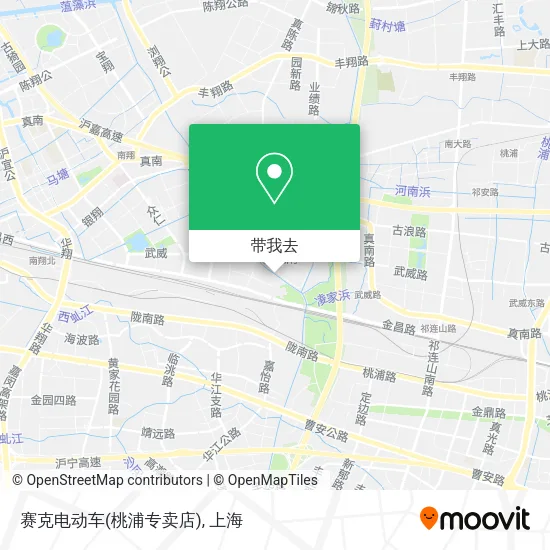 赛克电动车(桃浦专卖店)地图