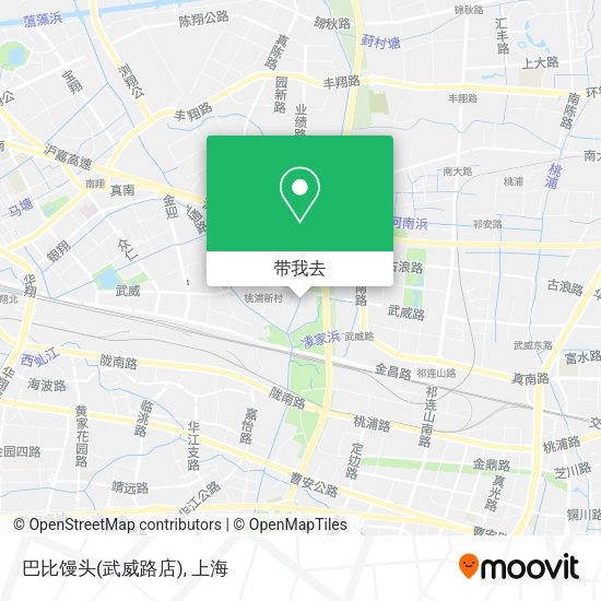 巴比馒头(武威路店)地图