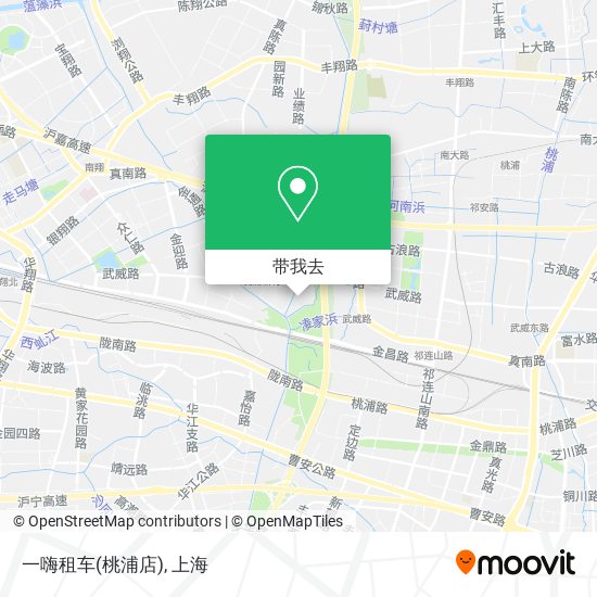 一嗨租车(桃浦店)地图
