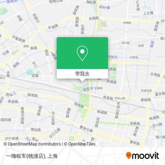 一嗨租车(桃浦店)地图
