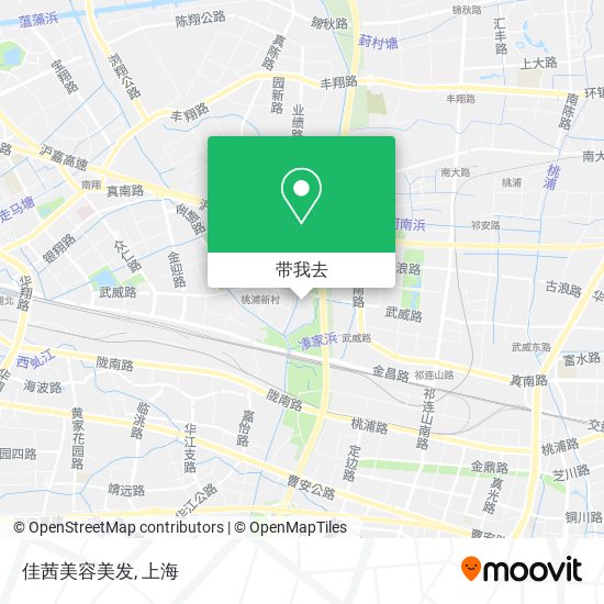 佳茜美容美发地图