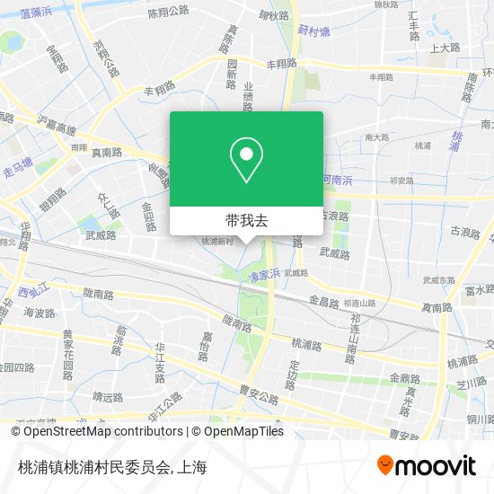 桃浦镇桃浦村民委员会地图