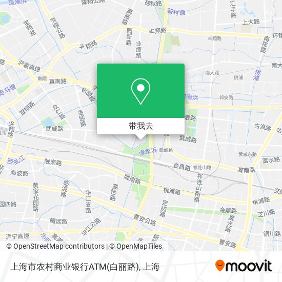 上海市农村商业银行ATM(白丽路)地图