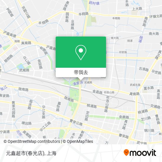 元鑫超市(春光店)地图