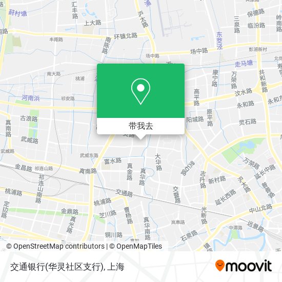 交通银行(华灵社区支行)地图