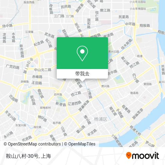 鞍山八村-30号地图