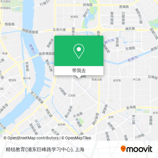 精锐教育(浦东巨峰路学习中心)地图