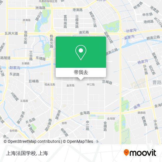 上海法国学校地图