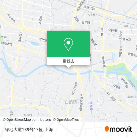 绿地大道189号17幢地图