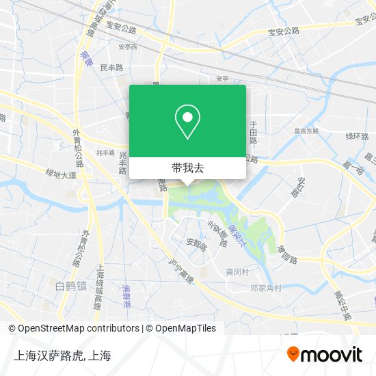 上海汉萨路虎地图