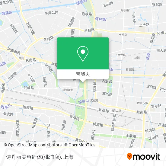 诗丹丽美容纤体(桃浦店)地图