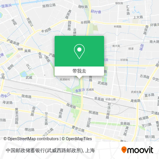 中国邮政储蓄银行(武威西路邮政所)地图