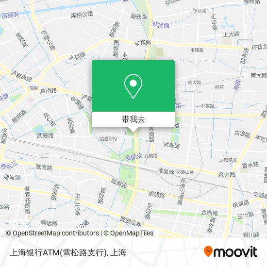 上海银行ATM(雪松路支行)地图