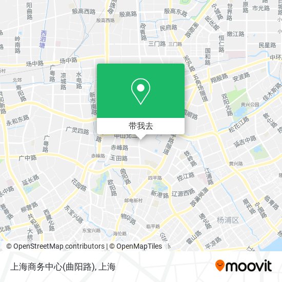 上海商务中心(曲阳路)地图