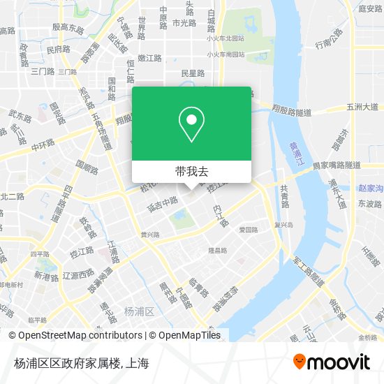 杨浦区区政府家属楼地图