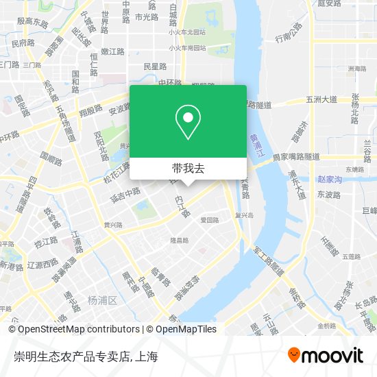 崇明生态农产品专卖店地图