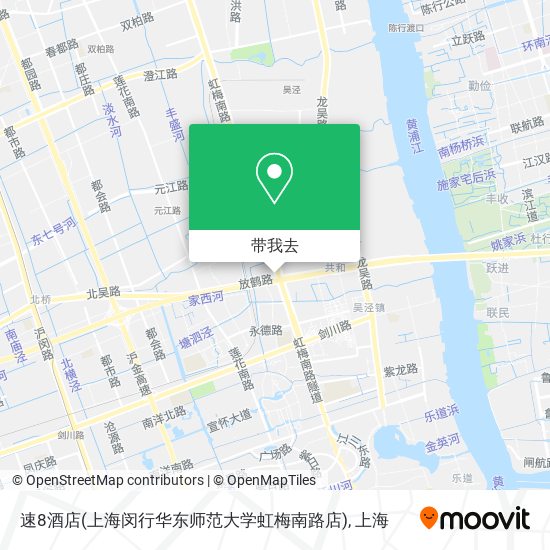 速8酒店(上海闵行华东师范大学虹梅南路店)地图